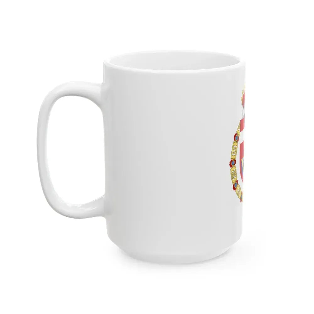 Coat of Arms of Philip IV of Burgundy - White Coffee Mug - Go Mug Yourself