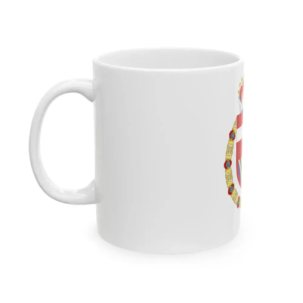 Coat of Arms of Philip IV of Burgundy - White Coffee Mug - Go Mug Yourself