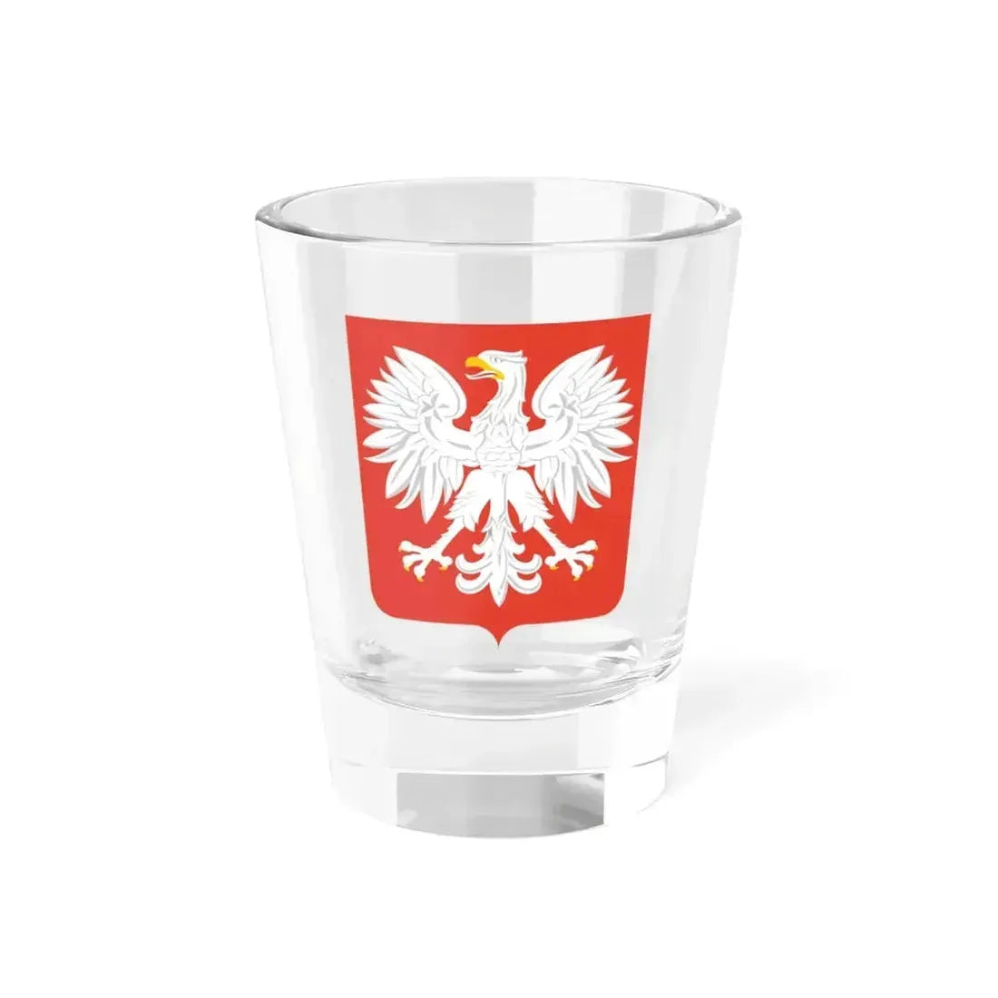 Coat of arms of Poland (1955-1980) - Shot Glass 1.5oz 1.5oz - Go Mug Yourself