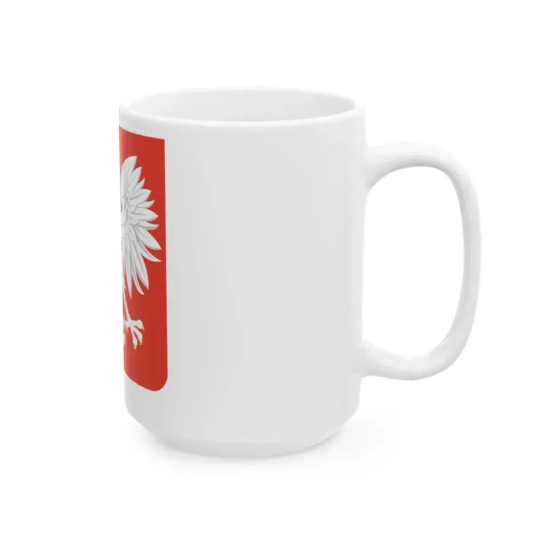 Coat of arms of Poland (1955-1980) - White Coffee Mug - Go Mug Yourself