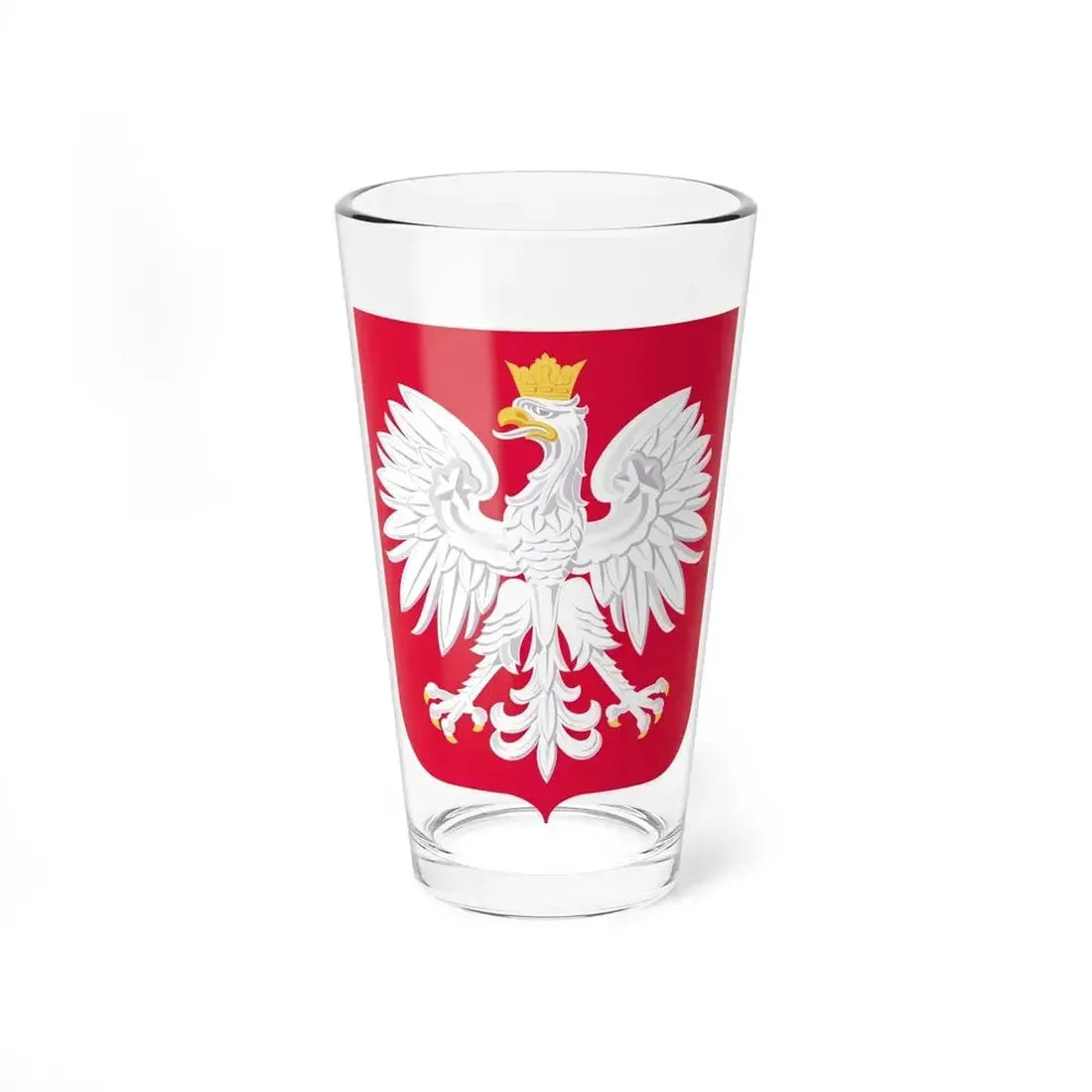 Coat of arms of Poland - Pint Glass 16oz 16oz - Go Mug Yourself