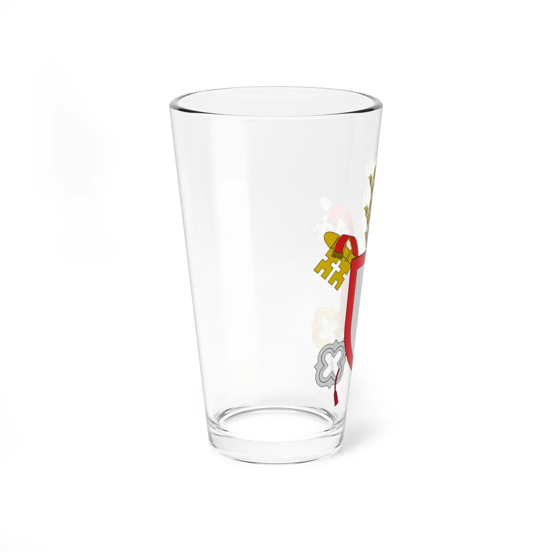 Coat of arms of Pope Benedict XII (Italy) (Coat of Arms) Pint Glass 16oz - Go Mug Yourself