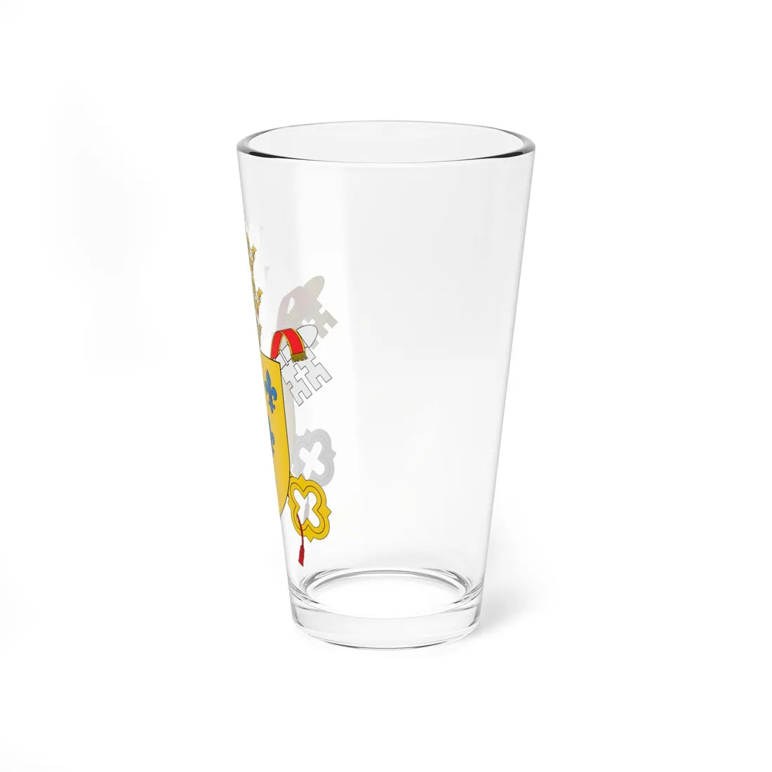 Coat of arms of Pope Paul III (Italy) (Coat of Arms) Pint Glass 16oz - Go Mug Yourself