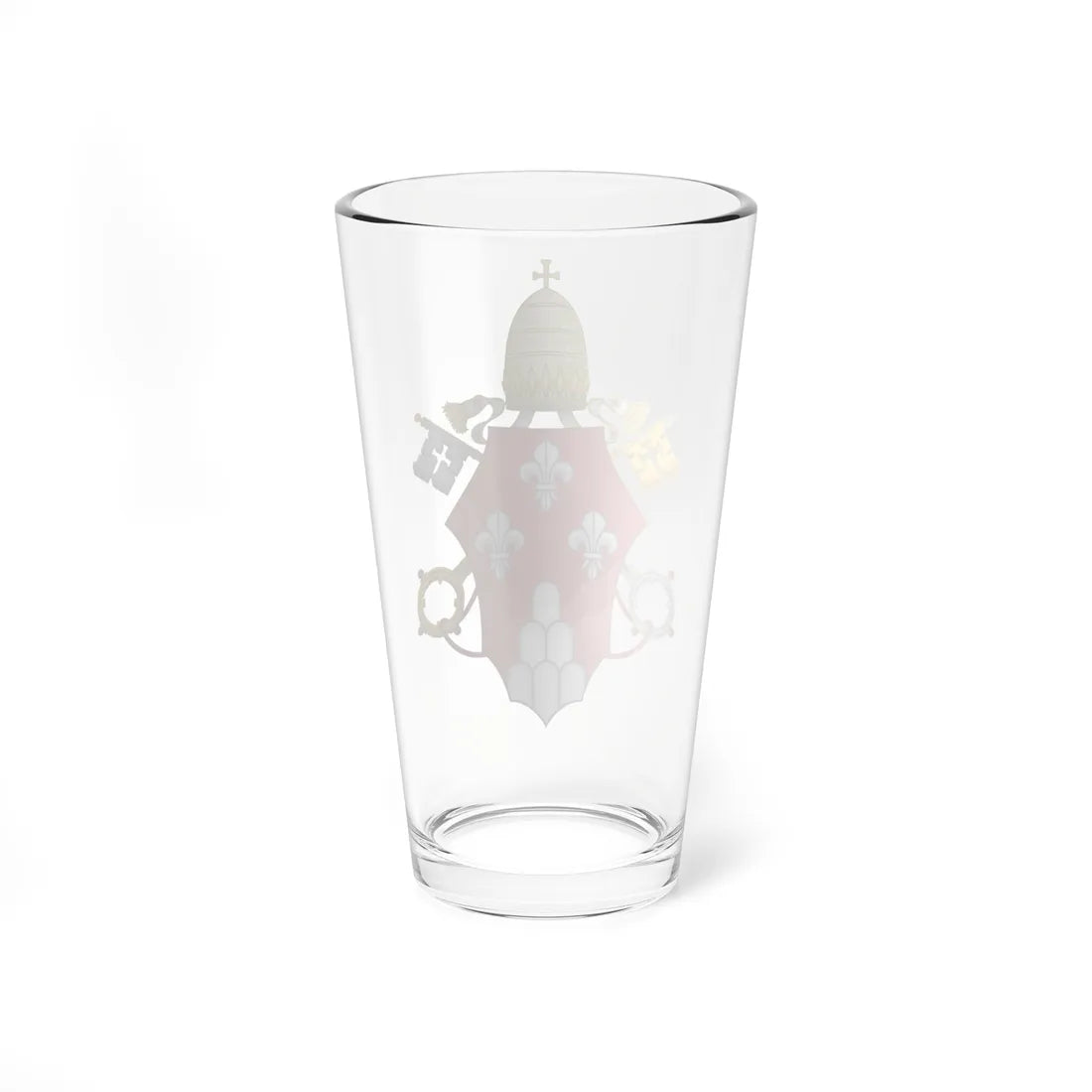 Coat of Arms of Pope Paul VI G. Montini (Italy) (Coat of Arms) Pint Glass 16oz - Go Mug Yourself