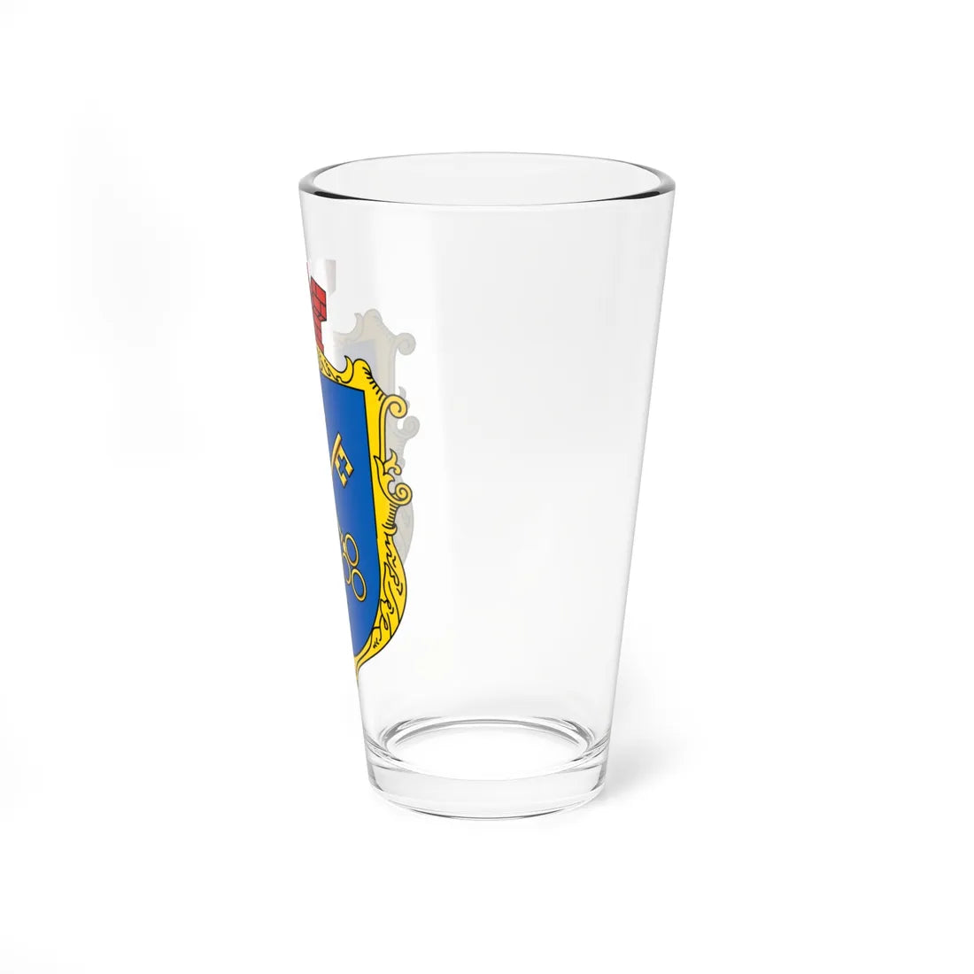 Coat of Arms of Potelych (Ukraine) (Coat of Arms) Pint Glass 16oz - Go Mug Yourself