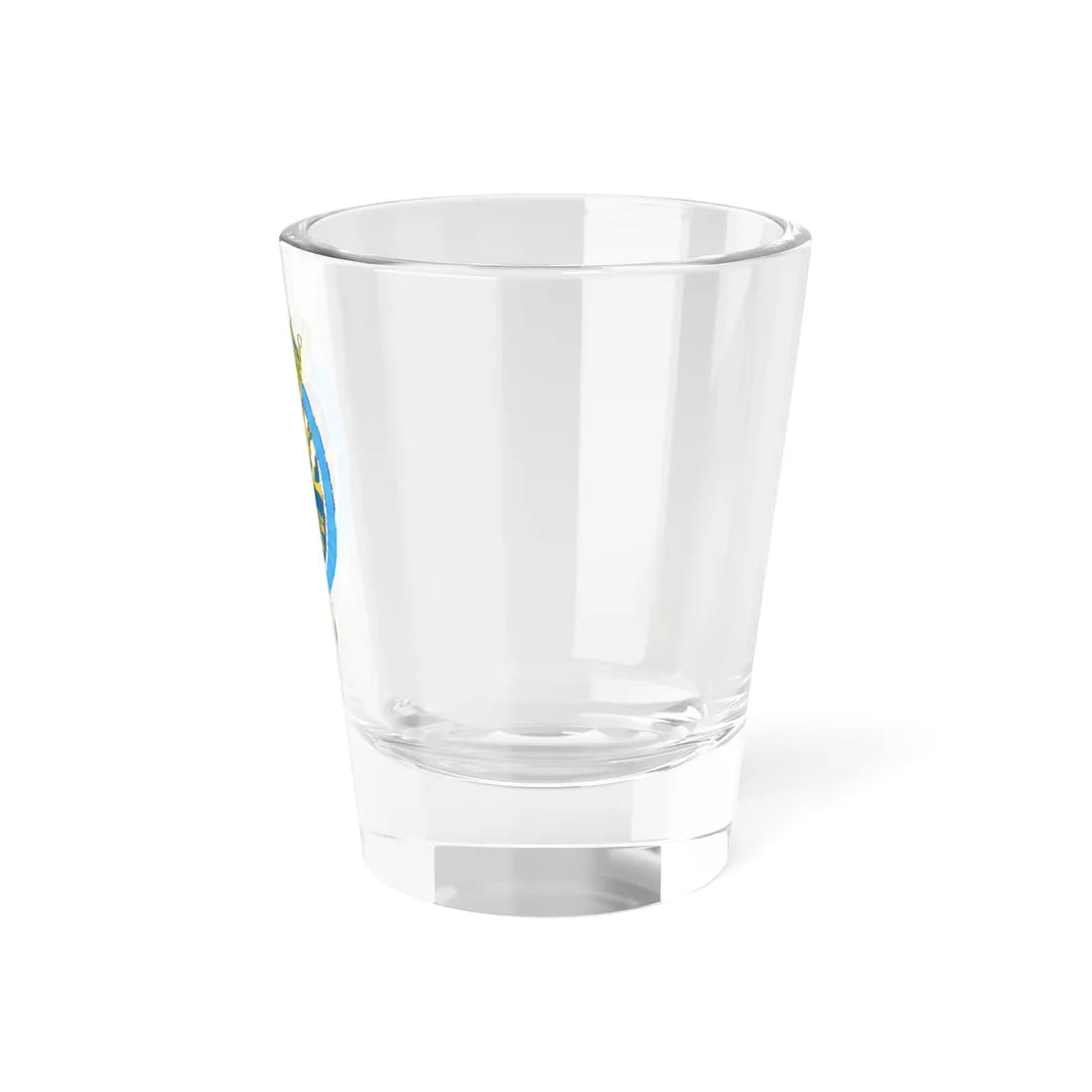 Coat of arms of Princess Madeleine Duchess of Hälsingland and Gästrikland (Sweden) (Coat of Arms) Shot Glass 1.5oz - Go Mug Yourself