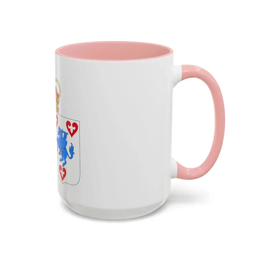 Coat of arms of Princess Marie of Denmark - Accent Coffee Mug - Go Mug Yourself