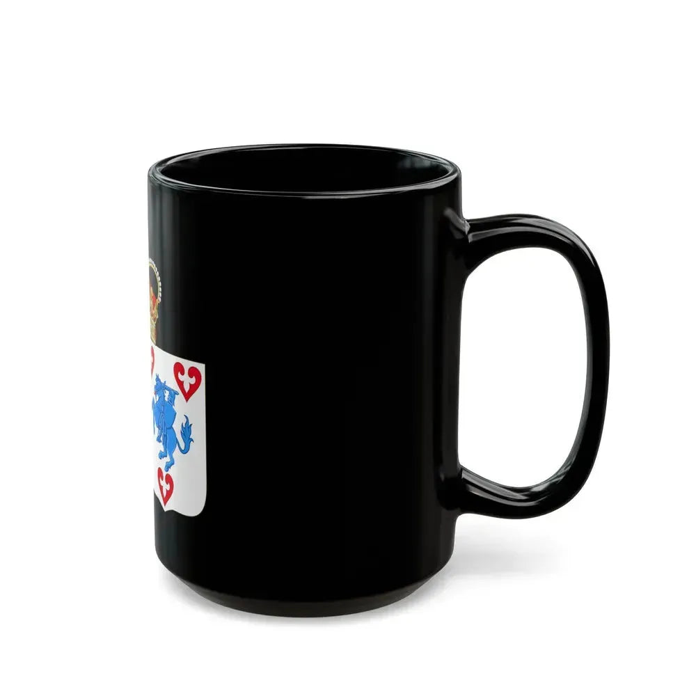 Coat of arms of Princess Marie of Denmark - Black Coffee Mug - Go Mug Yourself