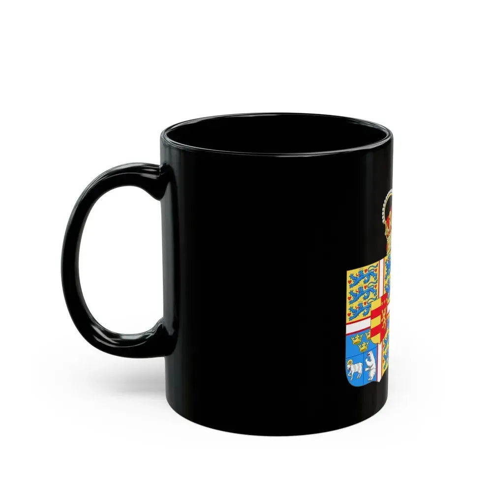 Coat of arms of Princess Marie of Denmark - Black Coffee Mug - Go Mug Yourself