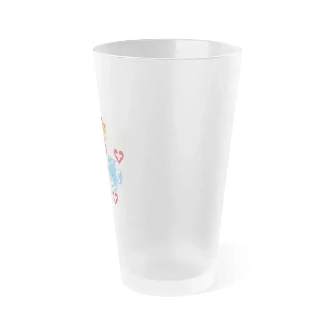 Coat of arms of Princess Marie of Denmark - Frosted Pint Glass 16oz - Go Mug Yourself
