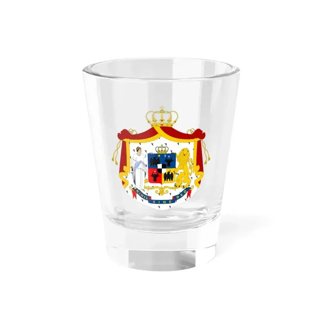 Coat of arms of Principality of Romania (1867-1872) - Shot Glass 1.5oz 1.5oz - Go Mug Yourself