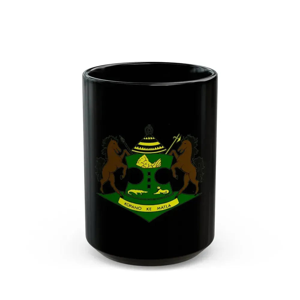 Coat of arms of QwaQwa - Black Coffee Mug 15oz - Go Mug Yourself