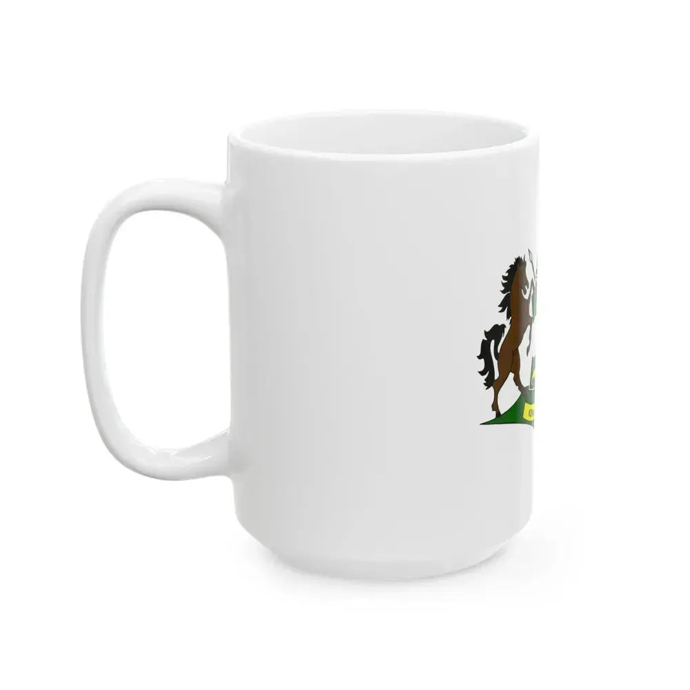 Coat of arms of QwaQwa - White Coffee Mug - Go Mug Yourself