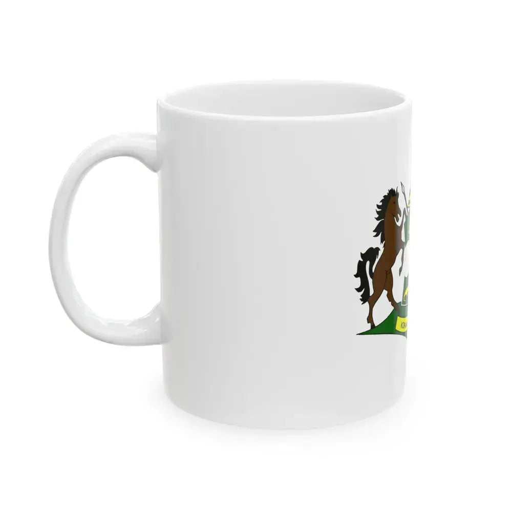 Coat of arms of QwaQwa - White Coffee Mug - Go Mug Yourself