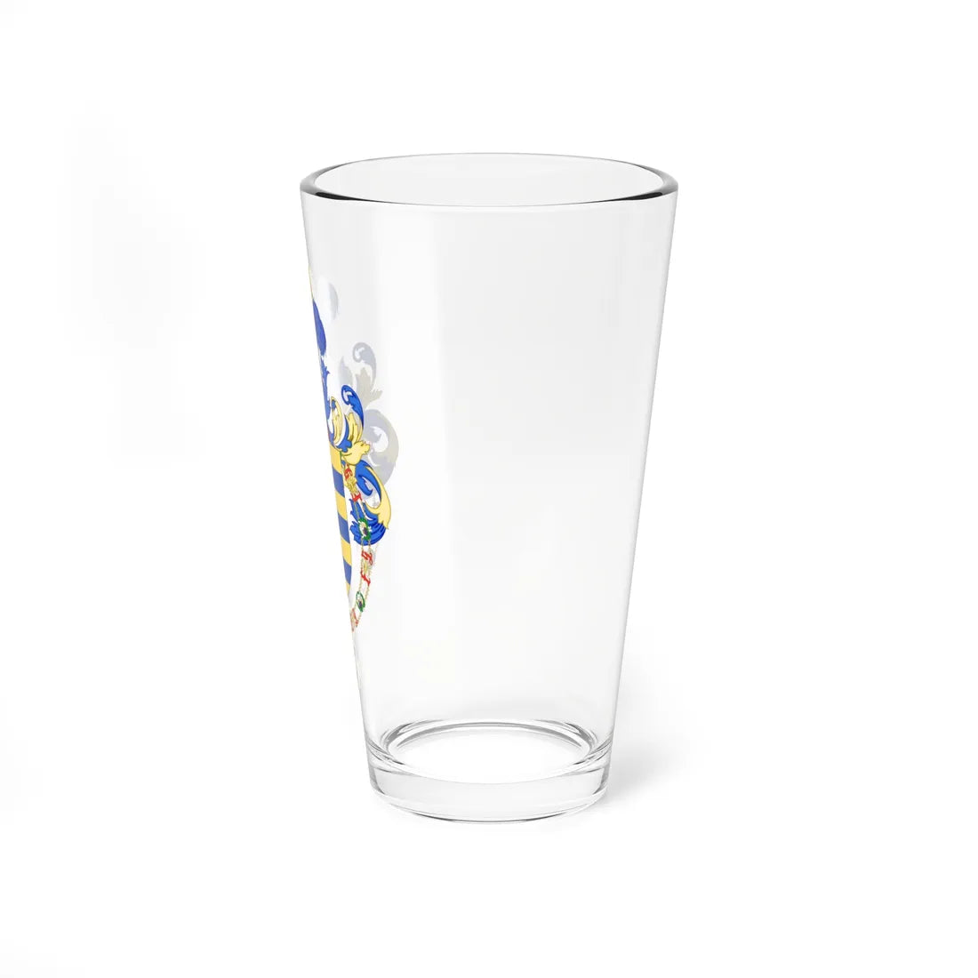 Coat of Arms of Rafael Hipólito Mejía Domínguez Order of Isabella the Catholic (Spain) (Coat of Arms) Pint Glass 16oz - Go Mug Yourself