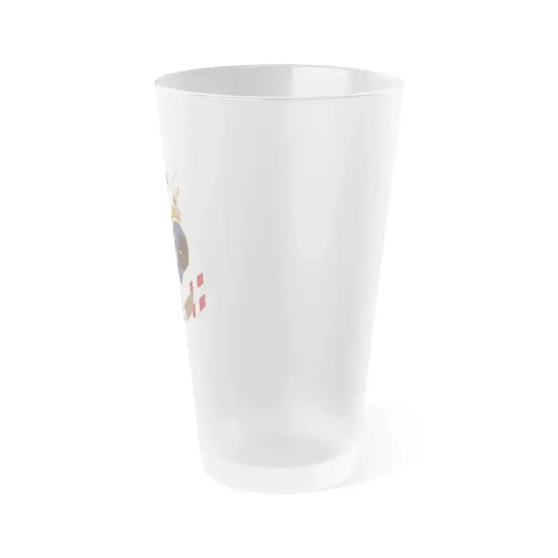 Coat of arms of Revolutionary Serbia - Frosted Pint Glass 16oz - Go Mug Yourself