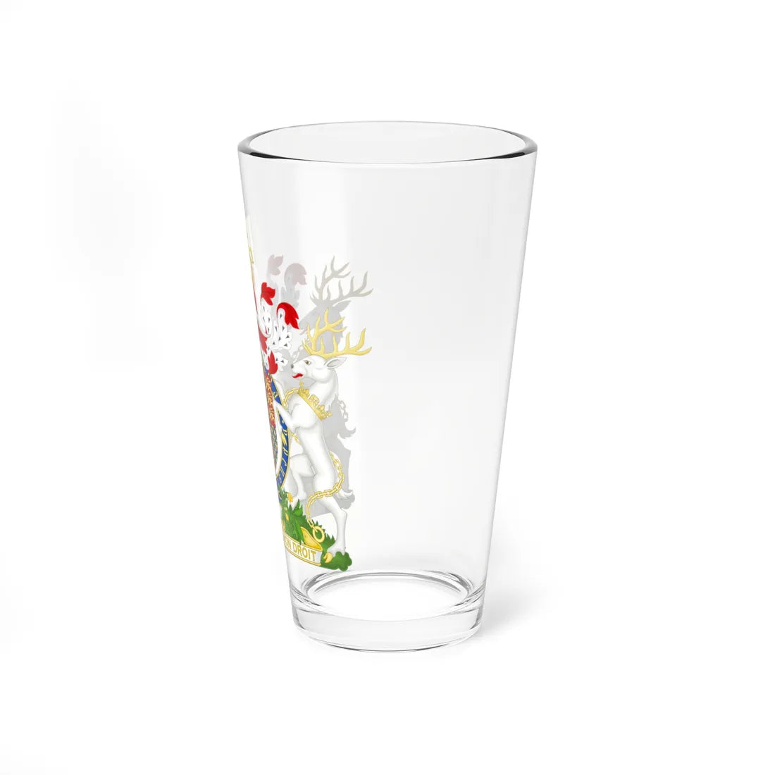 Coat of Arms of Richard II of England 1377-1399 Variant Motto 1 (England) (Coat of Arms) Pint Glass 16oz - Go Mug Yourself