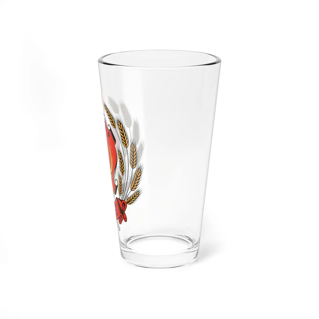 Coat of arms of RSFSR 1978 (Russia) (Coat of Arms) Pint Glass 16oz - Go Mug Yourself