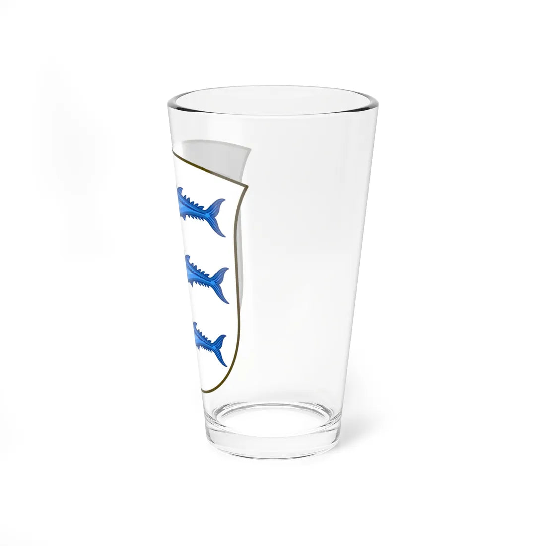 Coat of arms of Rudkøbing (Denmark) (Coat of Arms) Pint Glass 16oz - Go Mug Yourself