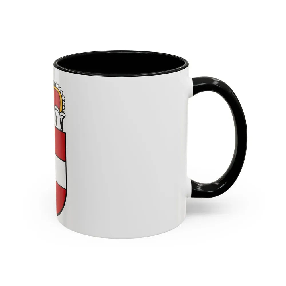 Coat of Arms of Salzburg Austria - Accent Coffee Mug - Go Mug Yourself