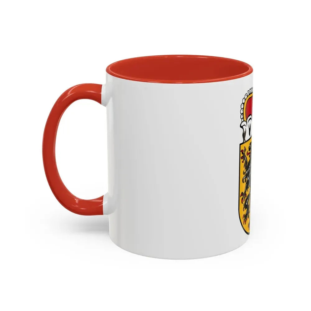 Coat of Arms of Salzburg Austria - Accent Coffee Mug - Go Mug Yourself