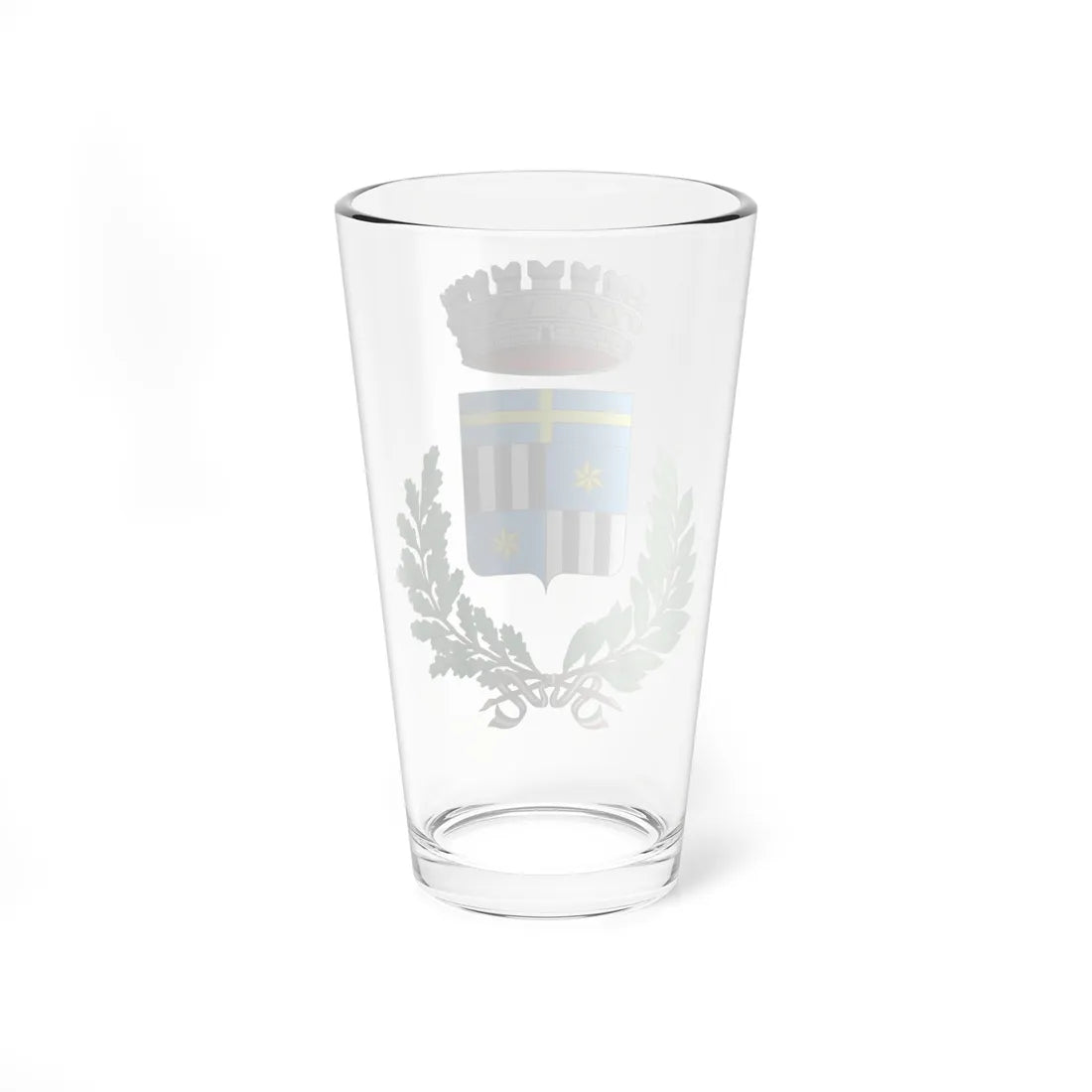 Coat of arms of San Bonifacio municipality (Italy) (Coat of Arms) Pint Glass 16oz - Go Mug Yourself