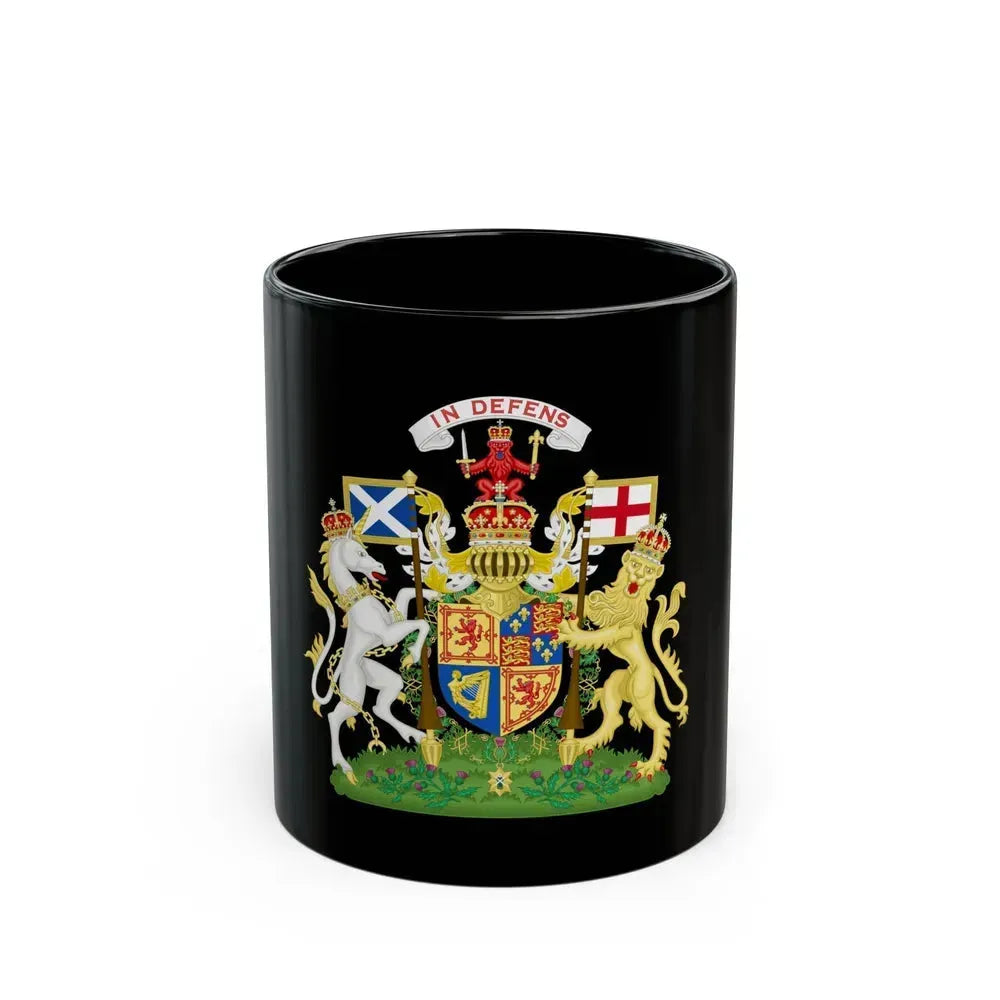 Coat of Arms of Scotland (1603-1649) - Black Coffee Mug 11oz - Go Mug Yourself