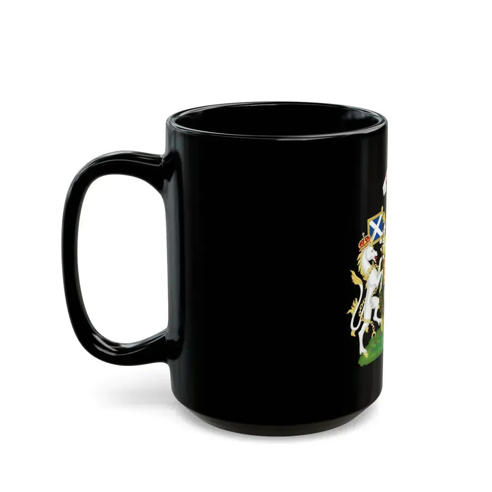 Coat of Arms of Scotland (1603-1649) - Black Coffee Mug - Go Mug Yourself