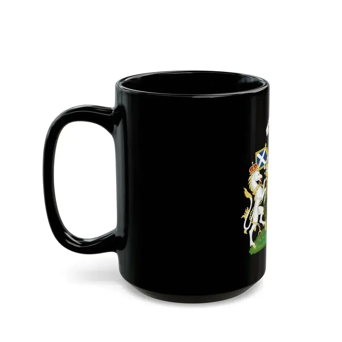 Coat of Arms of Scotland (1603-1649) - Black Coffee Mug - Go Mug Yourself