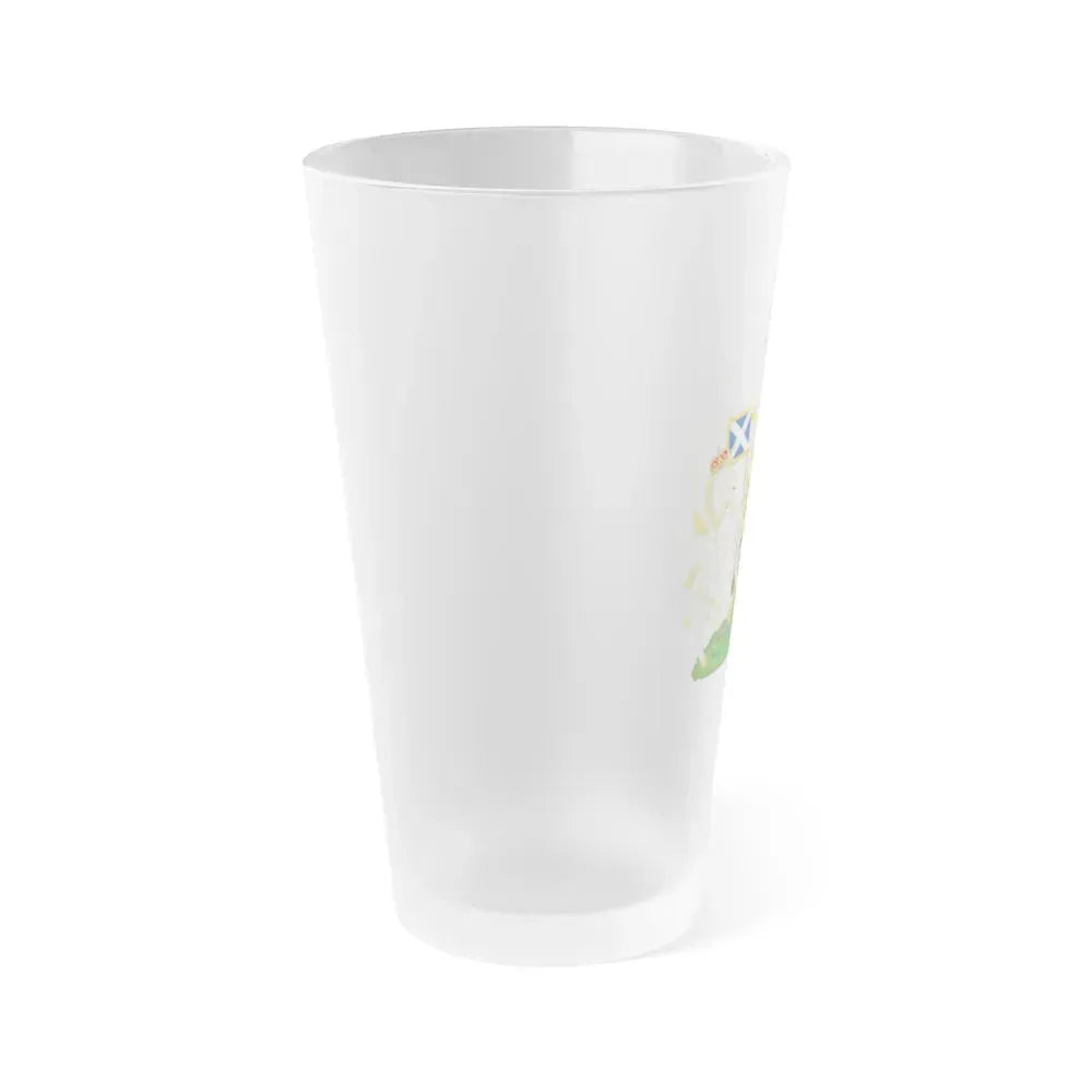 Coat of Arms of Scotland (1603-1649) - Frosted Pint Glass 16oz - Go Mug Yourself
