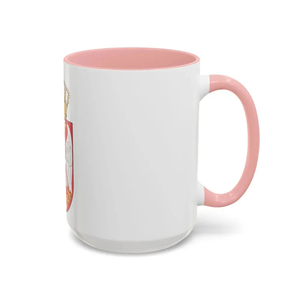 Coat of arms of Serbia 2 - Accent Coffee Mug - Go Mug Yourself
