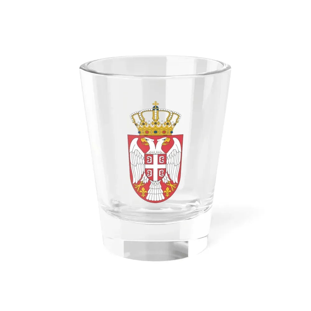 Coat of arms of Serbia 2 - Shot Glass 1.5oz 1.5oz - Go Mug Yourself
