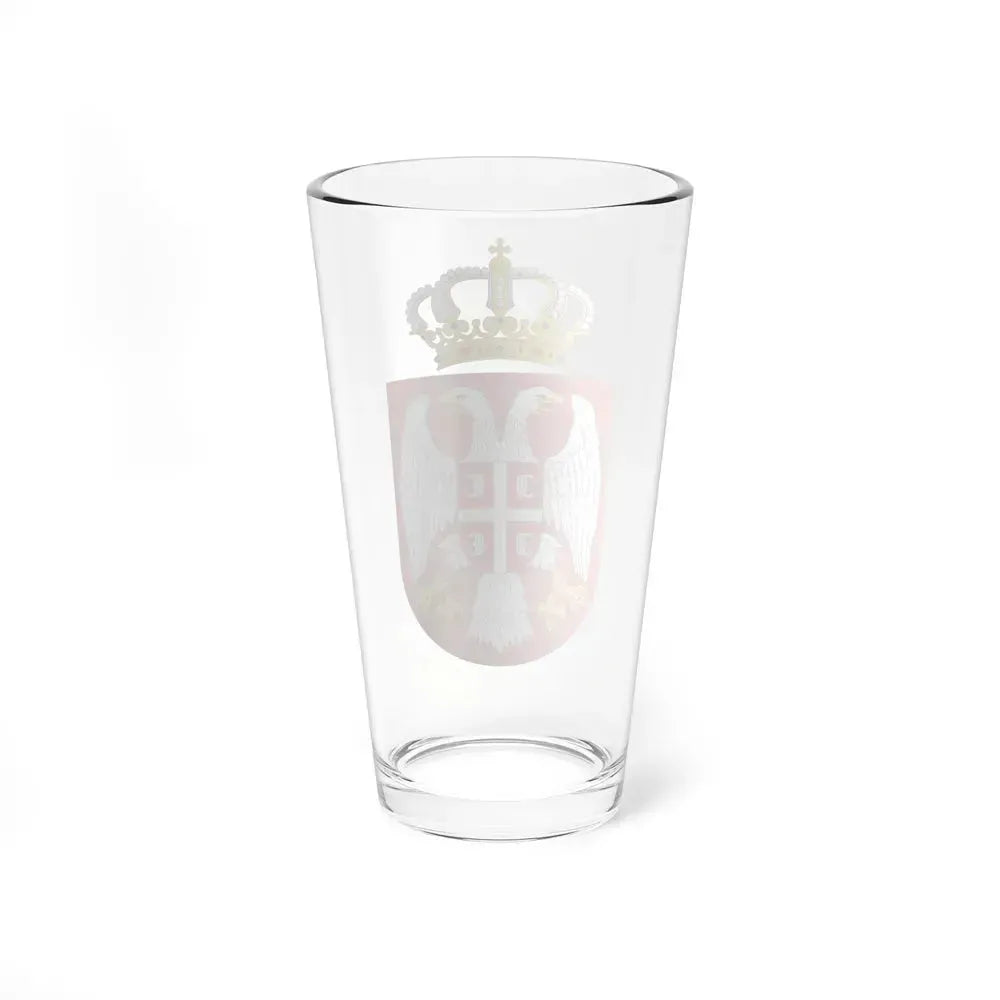 Coat of arms of Serbia small (2004 - 2010) - Pint Glass 16oz - Go Mug Yourself