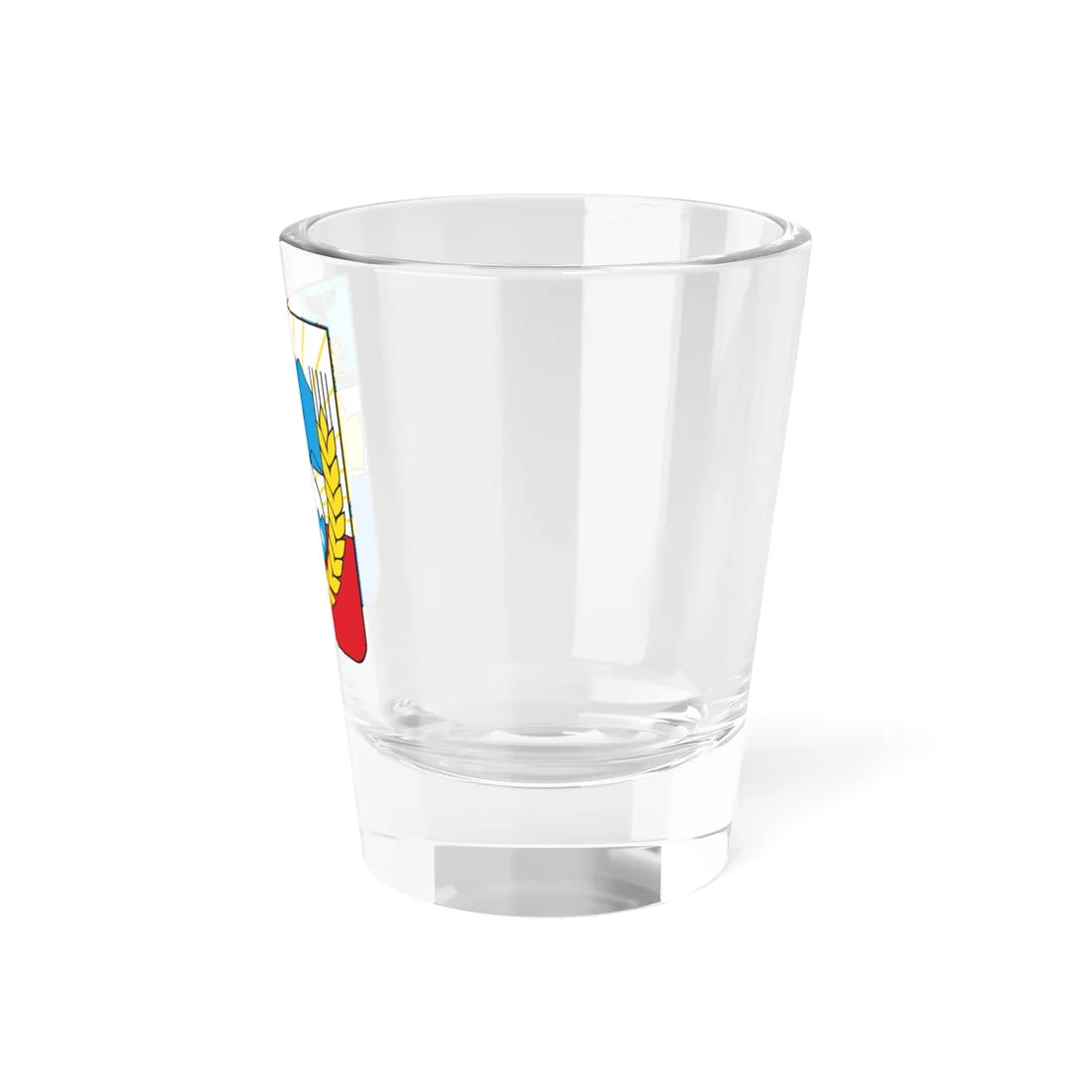 Coat of Arms of Shebekino Belgorod oblast proposal 1990s (Russia) (Coat of Arms) Shot Glass 1.5oz - Go Mug Yourself