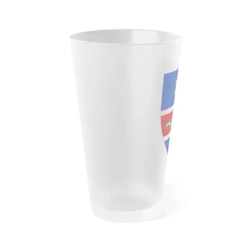 Coat of Arms of Slavonia - Frosted Pint Glass 16oz - Go Mug Yourself