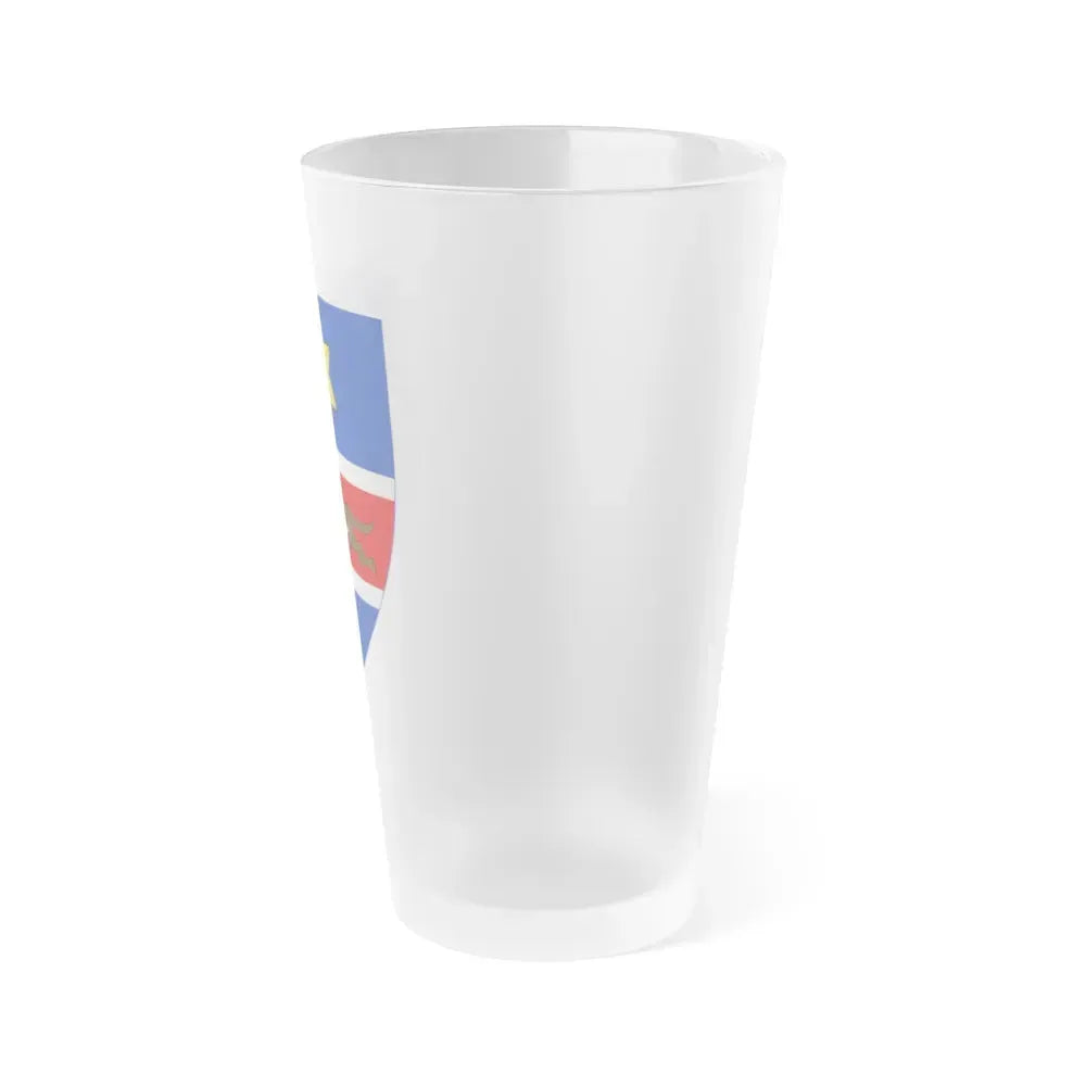 Coat of Arms of Slavonia - Frosted Pint Glass 16oz - Go Mug Yourself