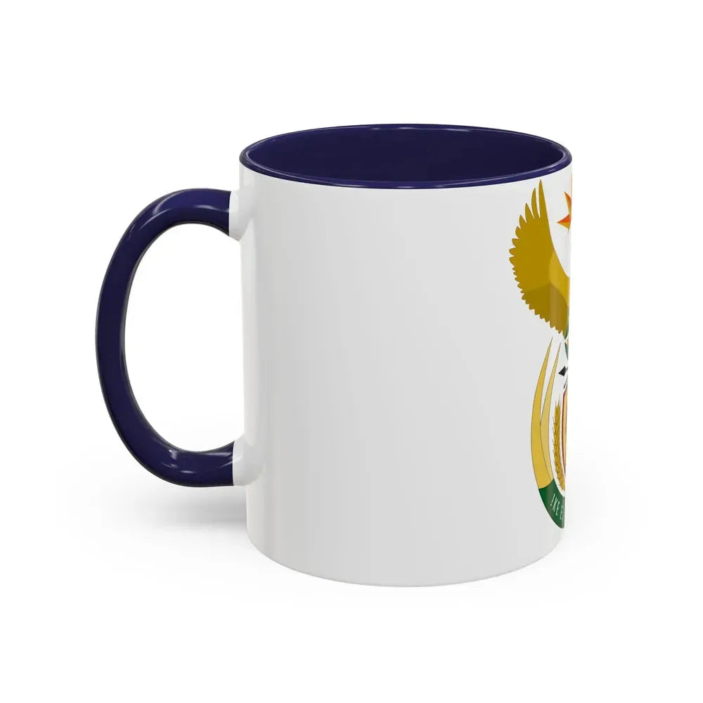 Coat of arms of South Africa - Accent Coffee Mug - Go Mug Yourself