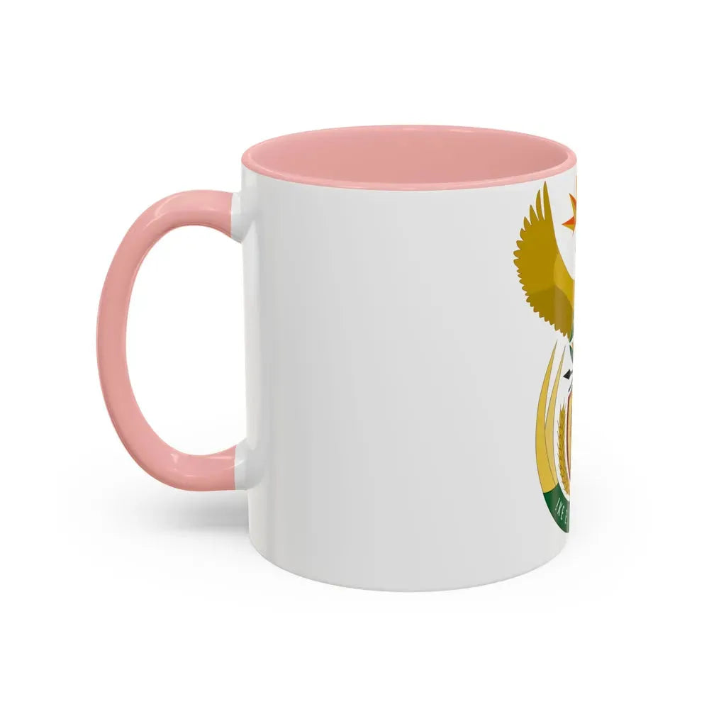 Coat of arms of South Africa - Accent Coffee Mug - Go Mug Yourself