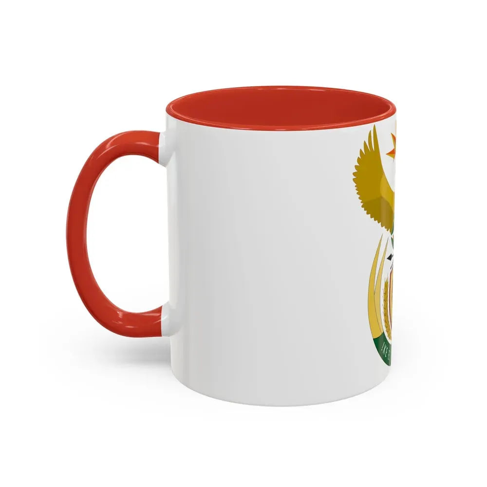 Coat of arms of South Africa - Accent Coffee Mug - Go Mug Yourself