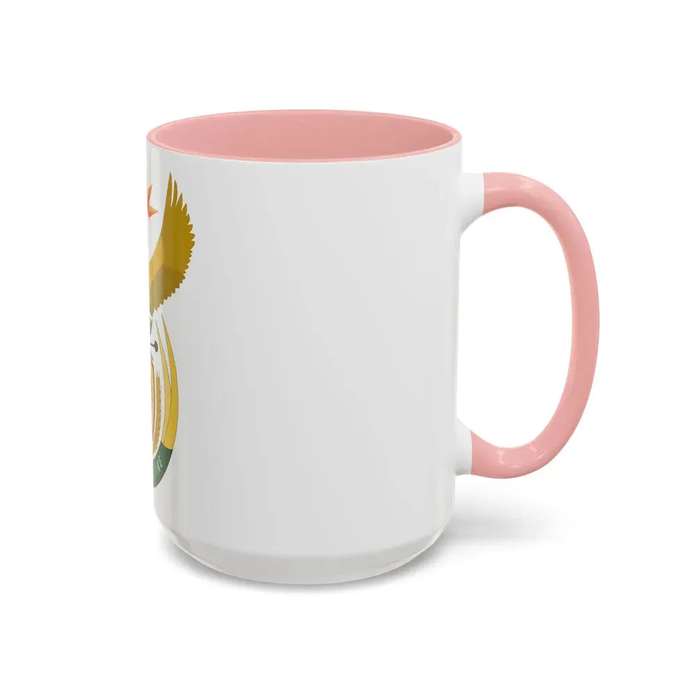 Coat of arms of South Africa - Accent Coffee Mug - Go Mug Yourself