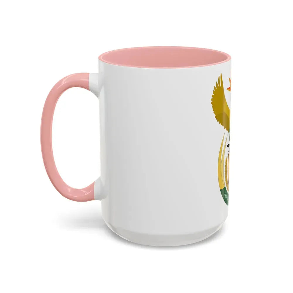 Coat of arms of South Africa - Accent Coffee Mug - Go Mug Yourself