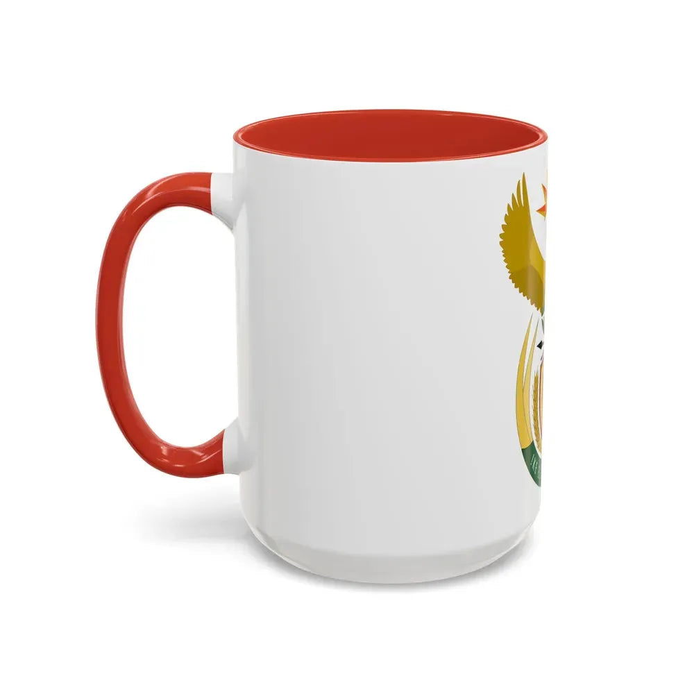 Coat of arms of South Africa - Accent Coffee Mug - Go Mug Yourself