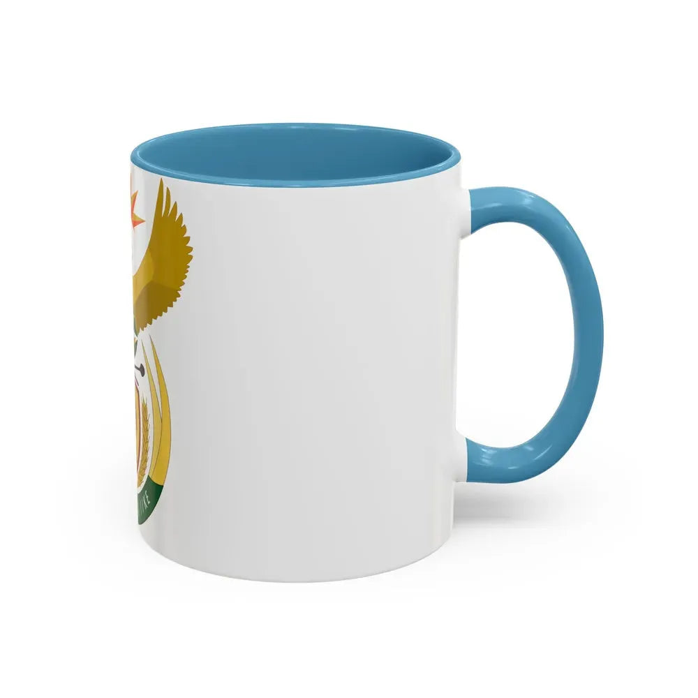 Coat of arms of South Africa - Accent Coffee Mug - Go Mug Yourself