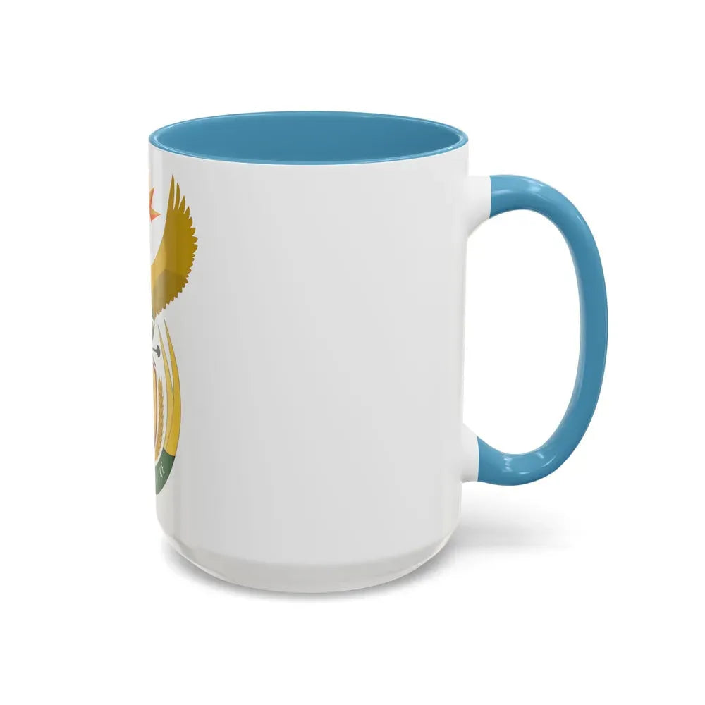 Coat of arms of South Africa - Accent Coffee Mug - Go Mug Yourself