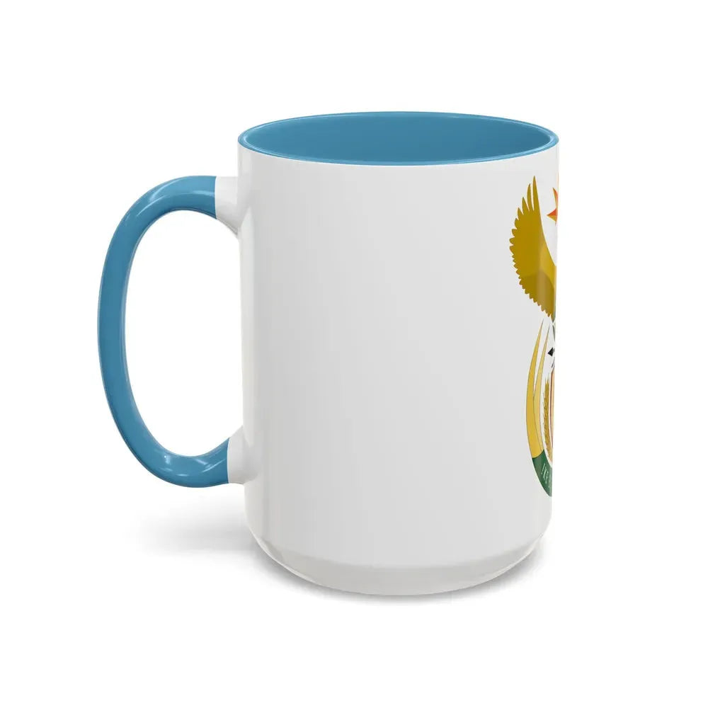 Coat of arms of South Africa - Accent Coffee Mug - Go Mug Yourself