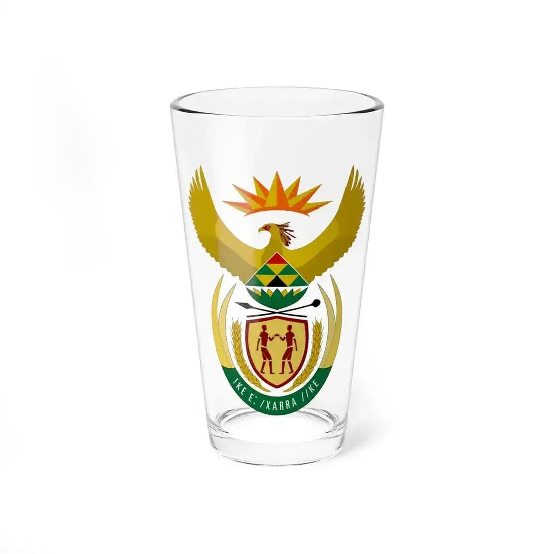 Coat of arms of South Africa - Pint Glass 16oz 16oz - Go Mug Yourself