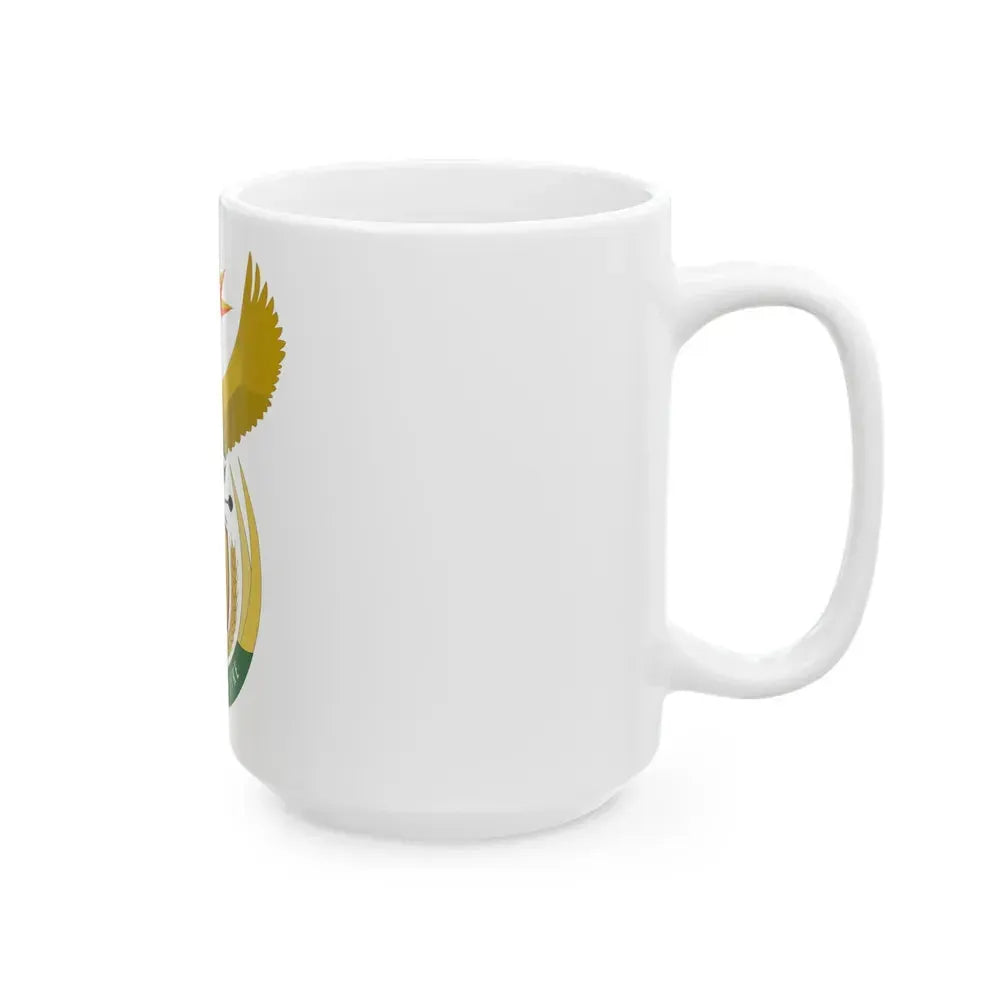 Coat of arms of South Africa - White Coffee Mug - Go Mug Yourself