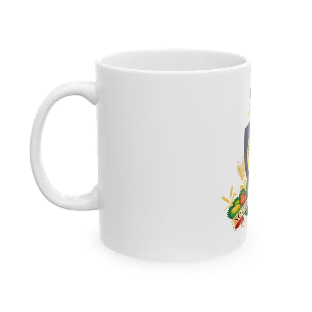 Coat of arms of South Australia - White Coffee Mug - Go Mug Yourself