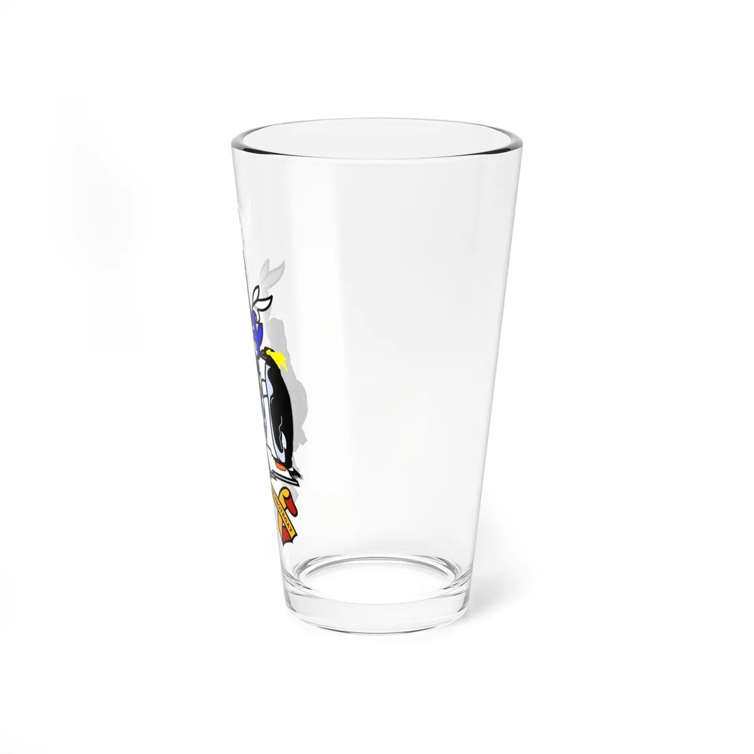 Coat of arms of South Georgia and the South Sandwich Islands (United Kingdom) (Coat of Arms) Pint Glass 16oz - Go Mug Yourself