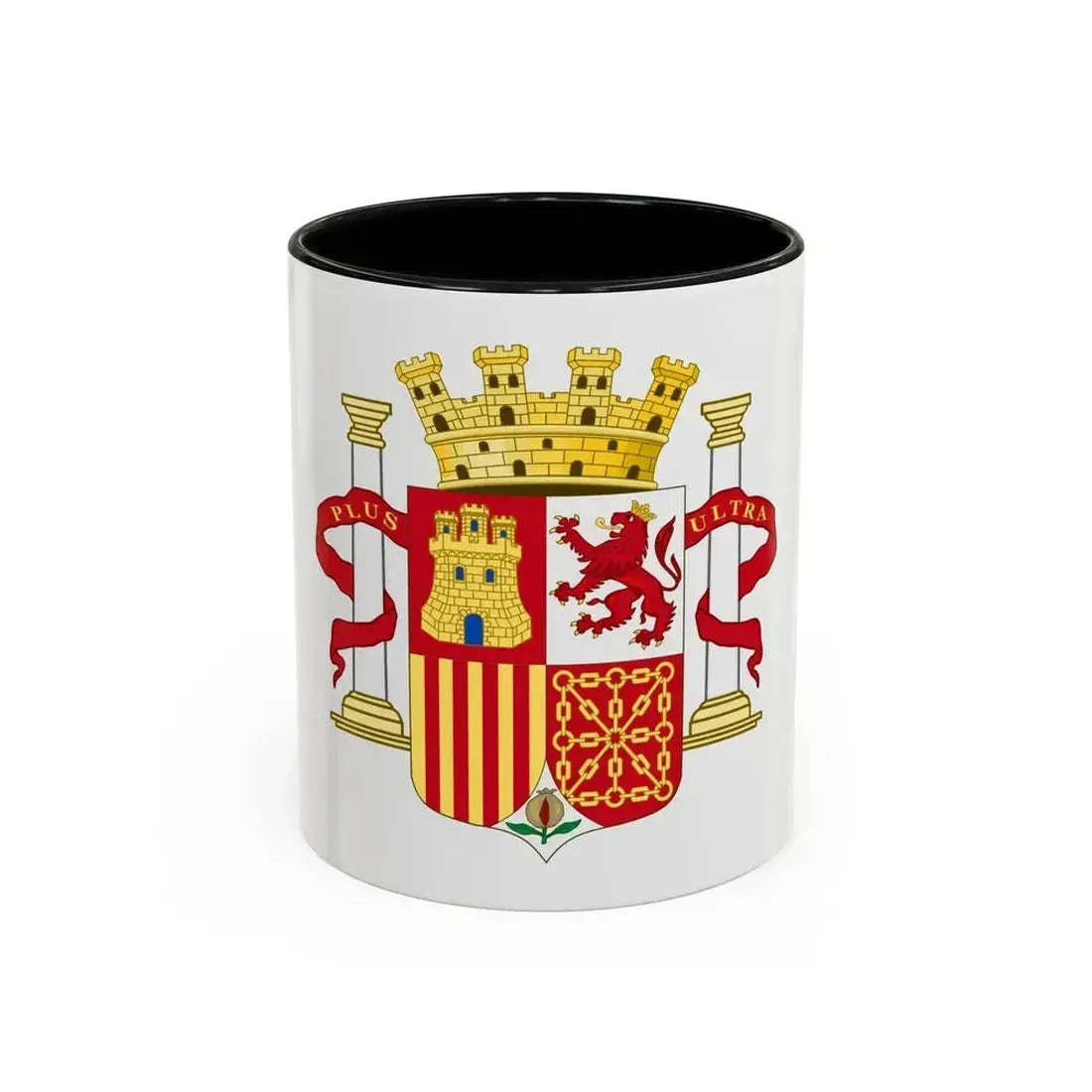 Coat of Arms of Spain (1868-1870 and 1873-1874) - Accent Coffee Mug 11oz Black - Go Mug Yourself